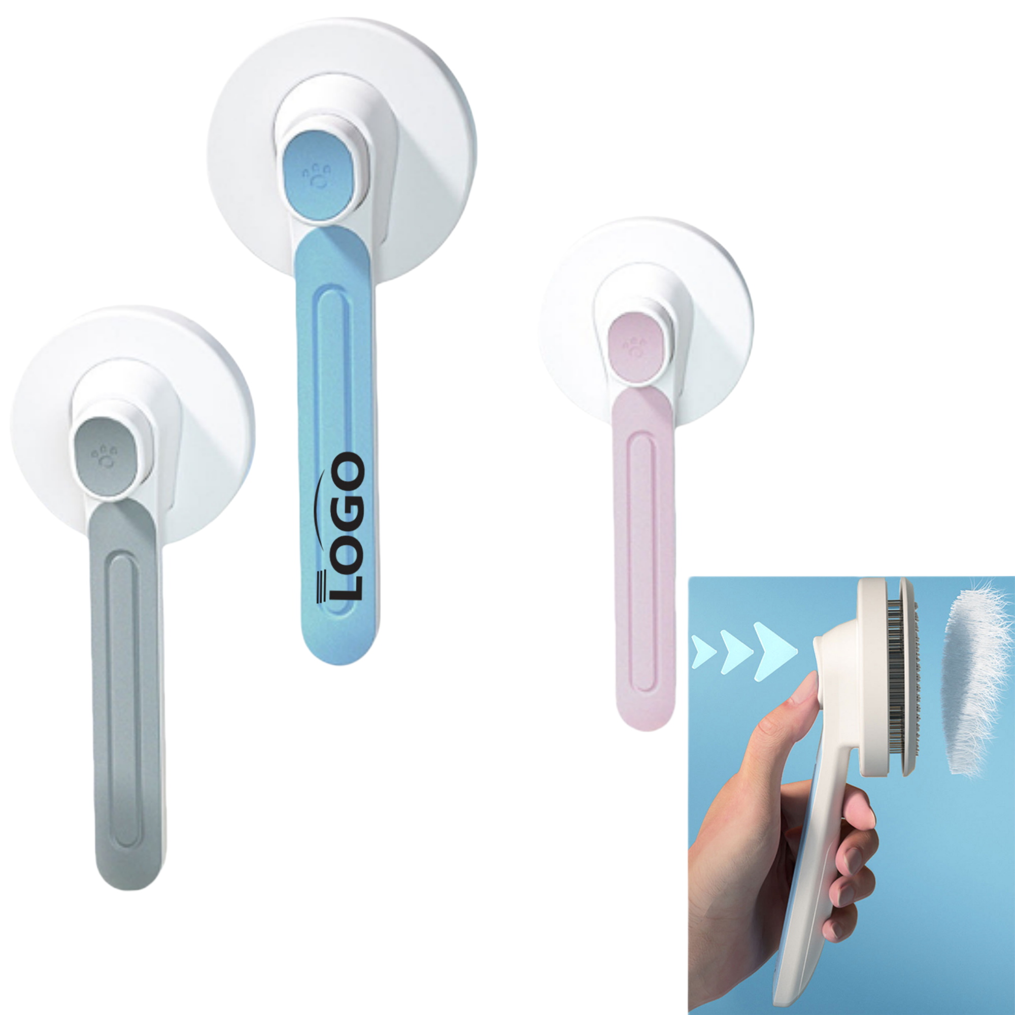 Pet Hair Slicker Brush 1