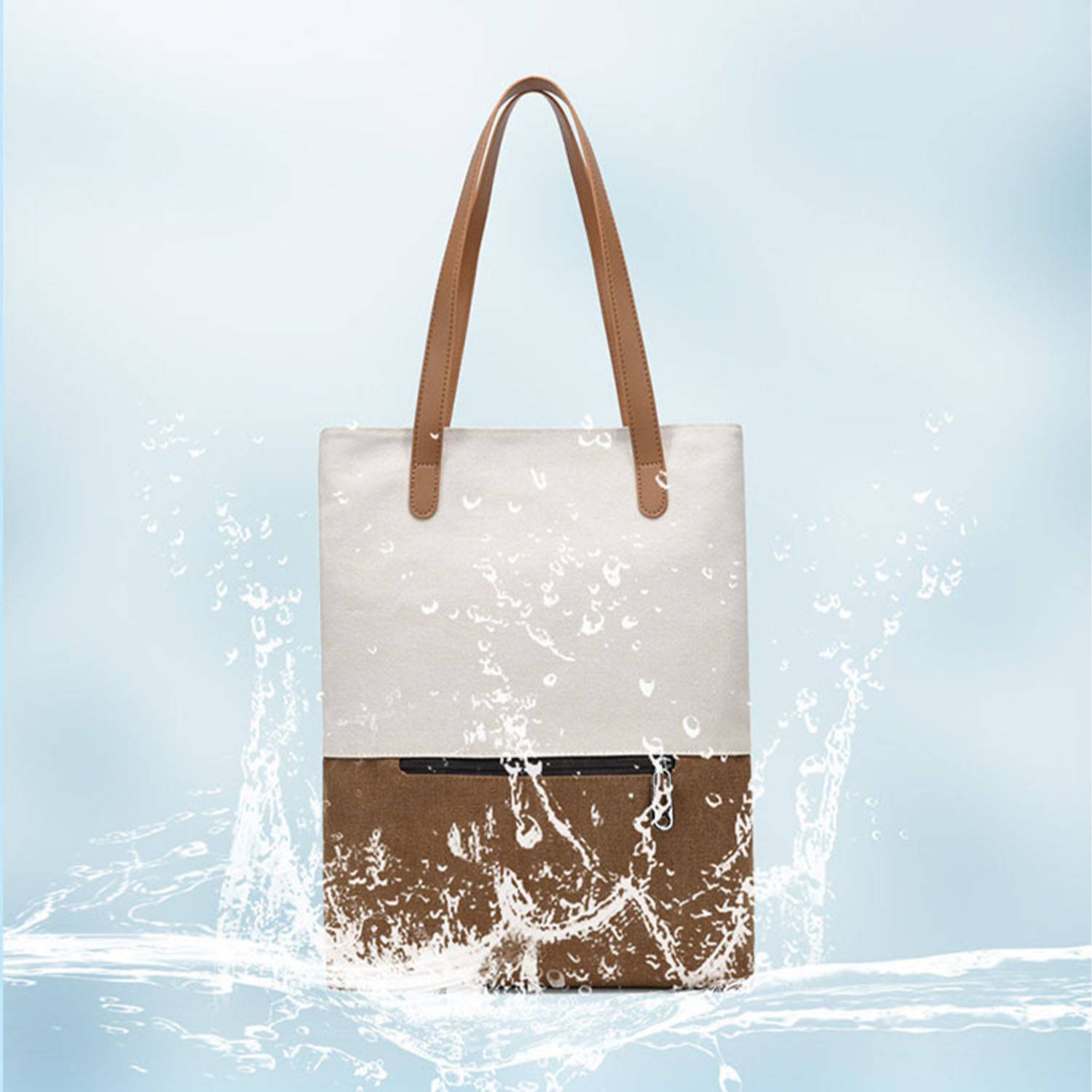 Simple Vintage Canvas Tote Bag 5
