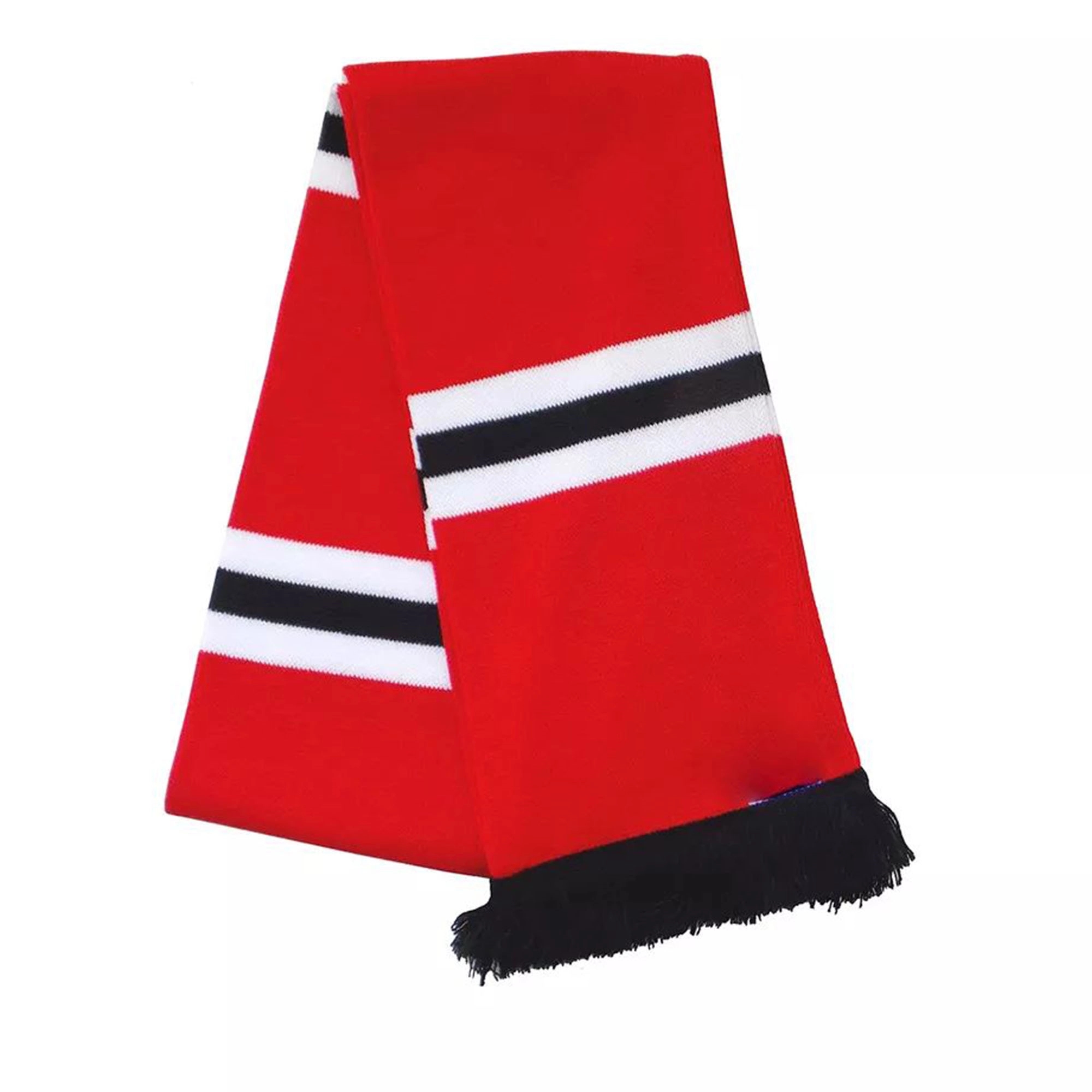 Double-Sided Football Knit Scarf 1