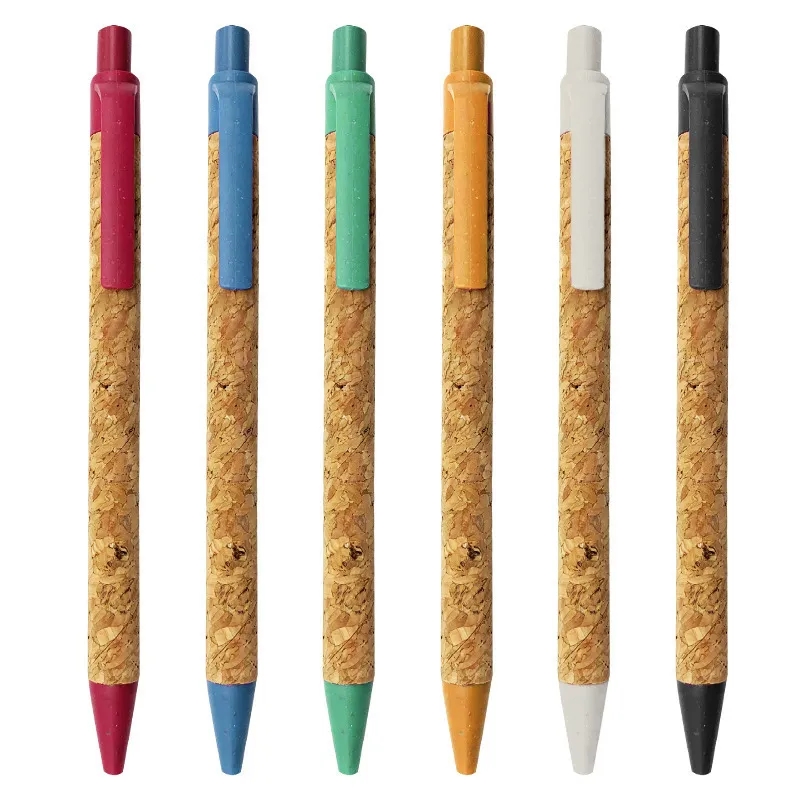 Cork and Wheat Straw Ballpoint Pen 7