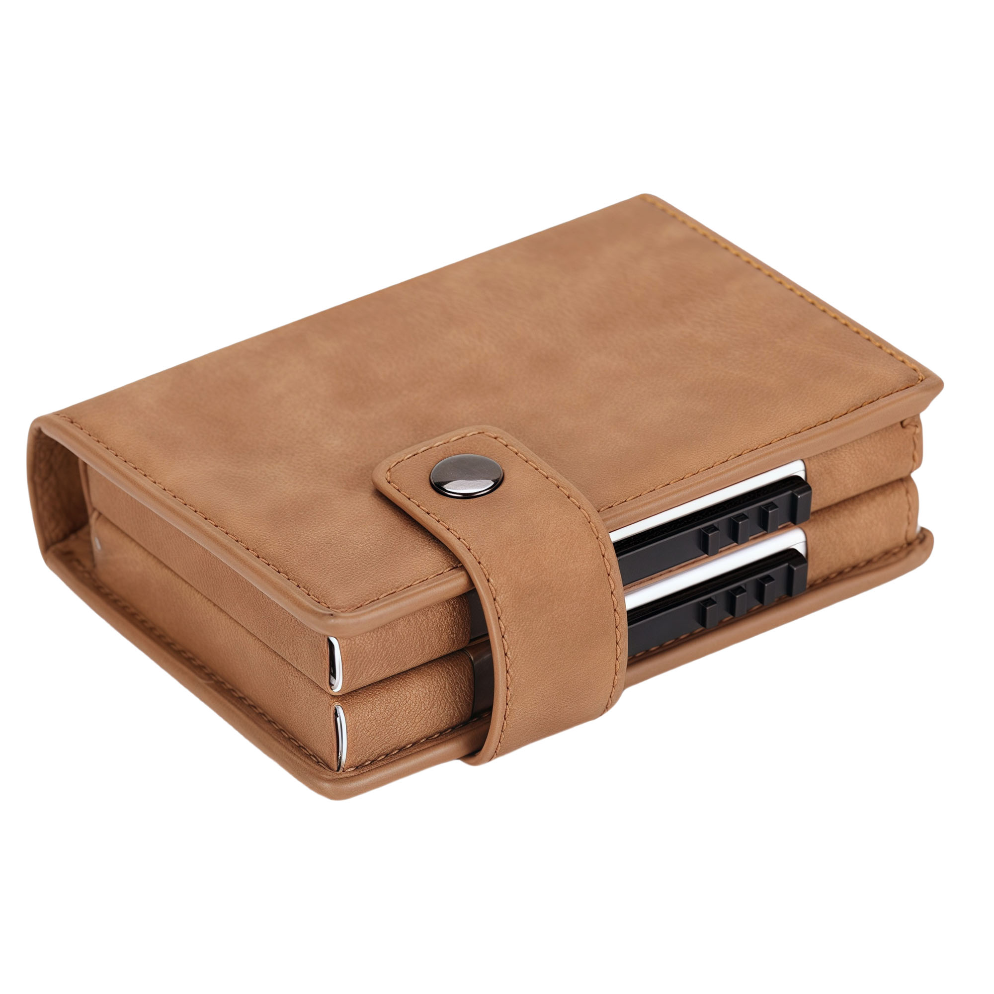 Dual Slot Aluminum Card Holder - RFID Blocking Credit Card Wallet 3