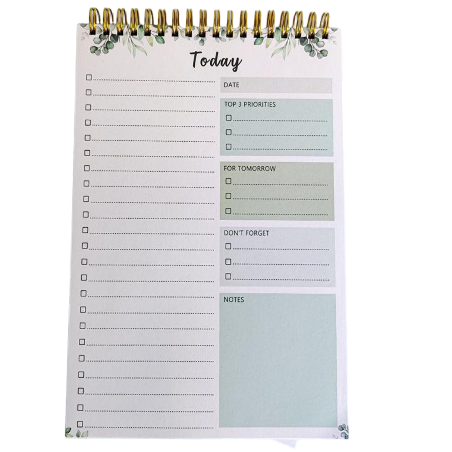52 Sheets B5 Spiral Weekly Planner Notebook 2