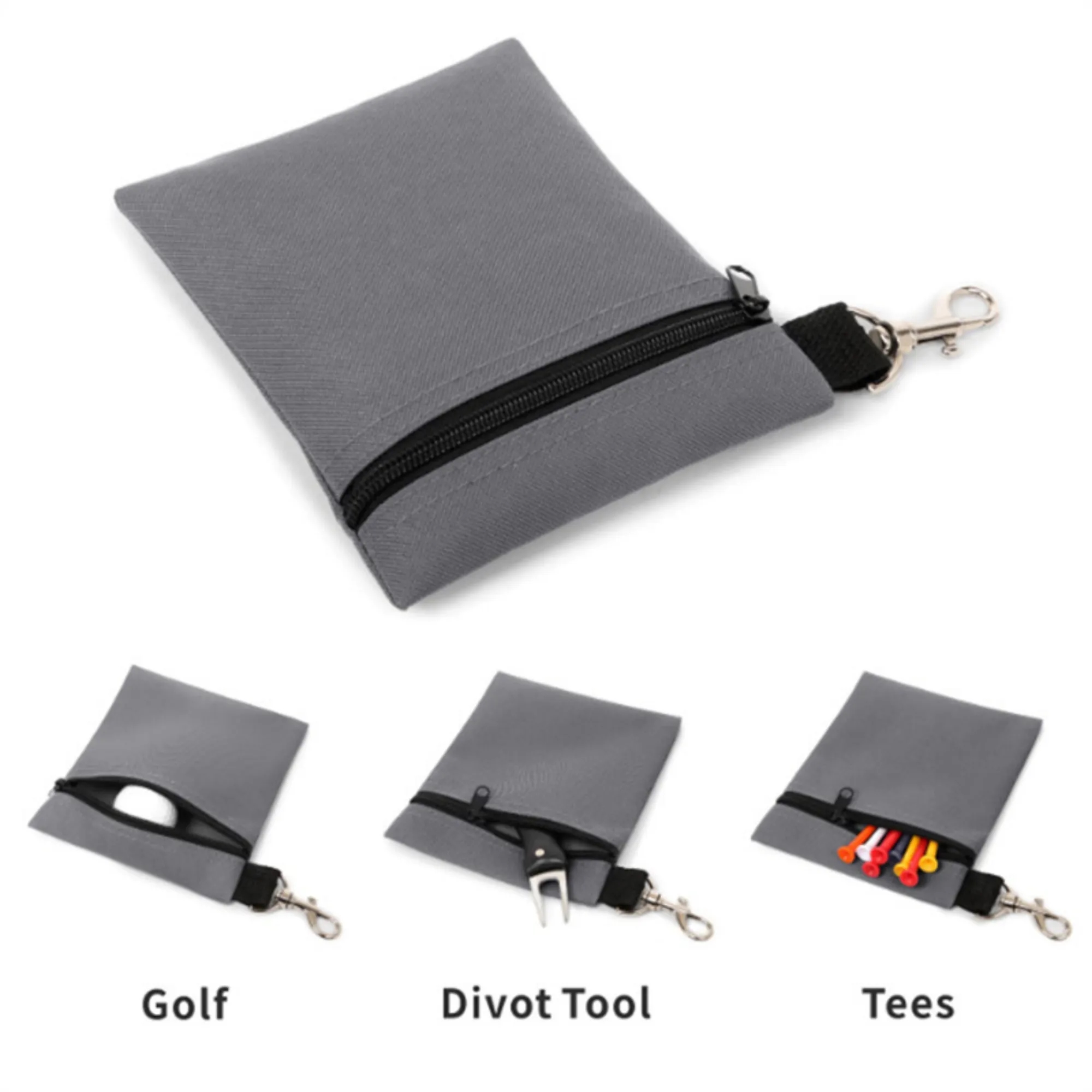 600D Oxford Cloth Golf Accessory Storage Small Waist Bag 8