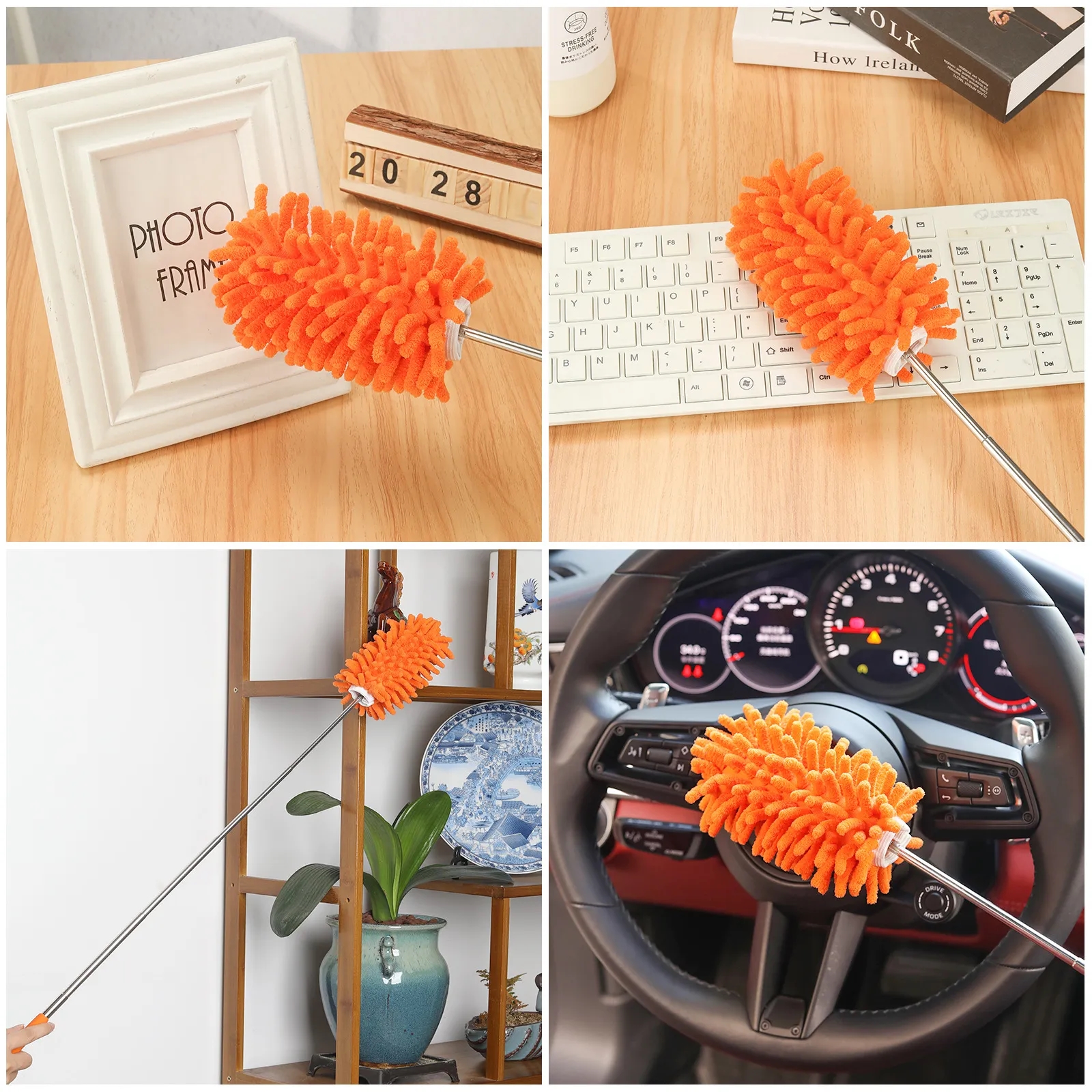 Extendable Microfiber Duster For Cleaning 2