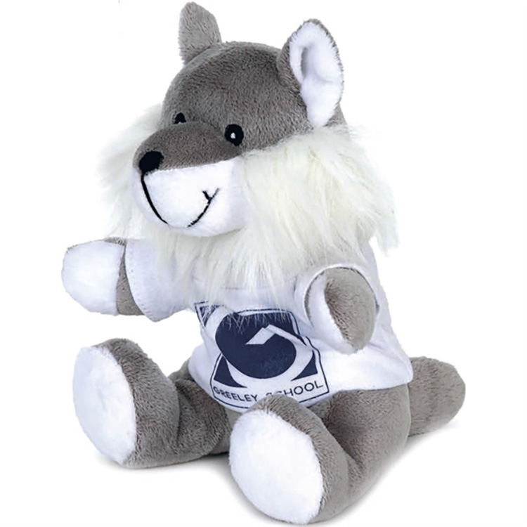 7" Extra Soft Style Animal -Wolf 3