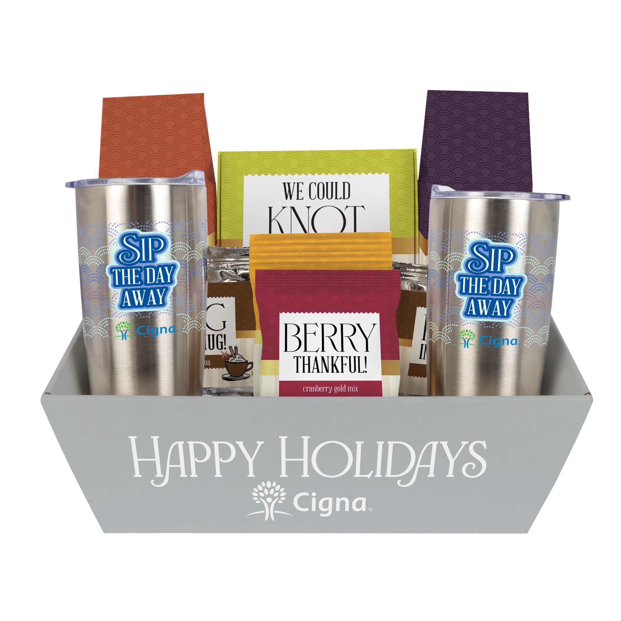 Sip and Savor Gourmet Tray with Tumblers- Small 2