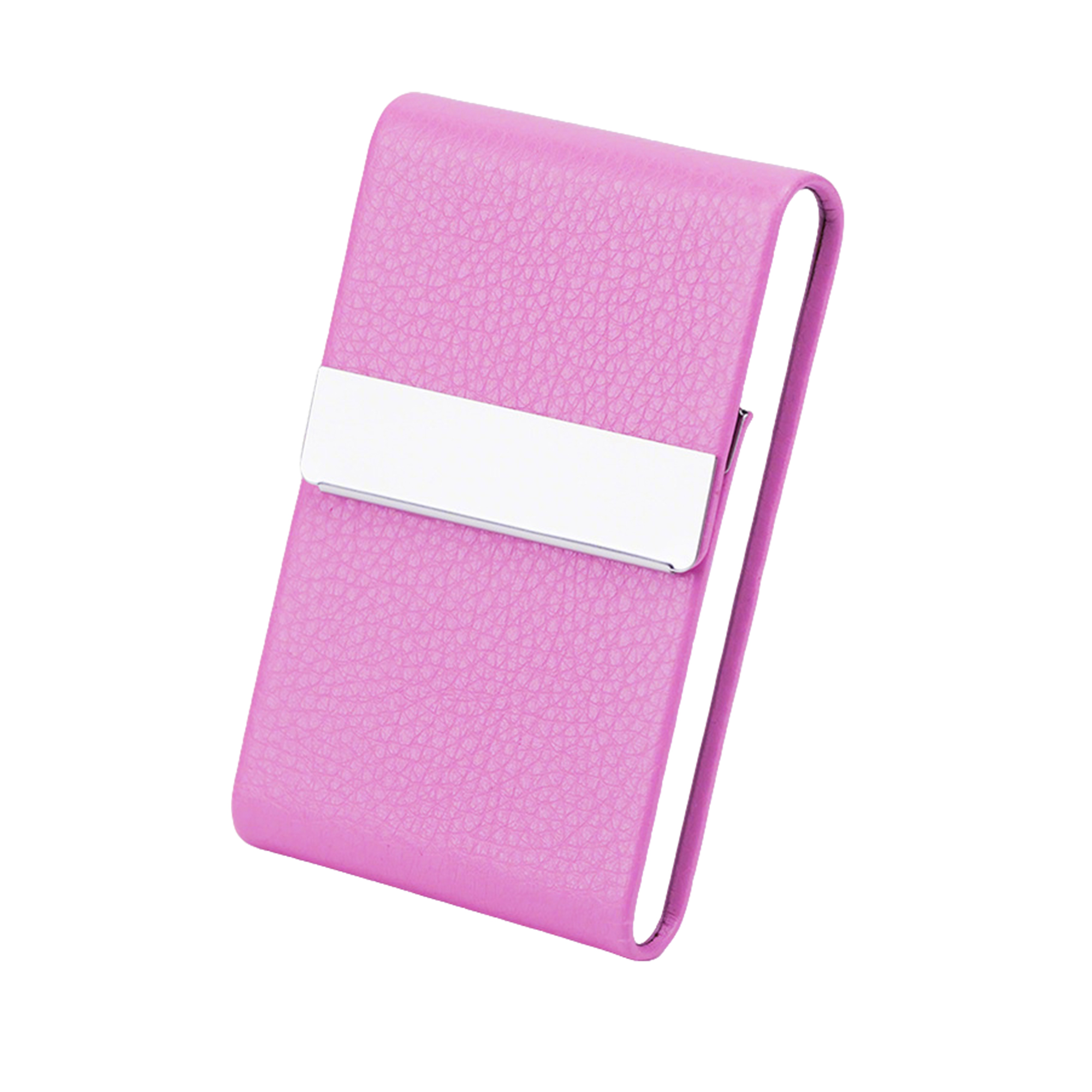 Polyurethane Leather Magnetic Business Card Holder Pocket Size 12