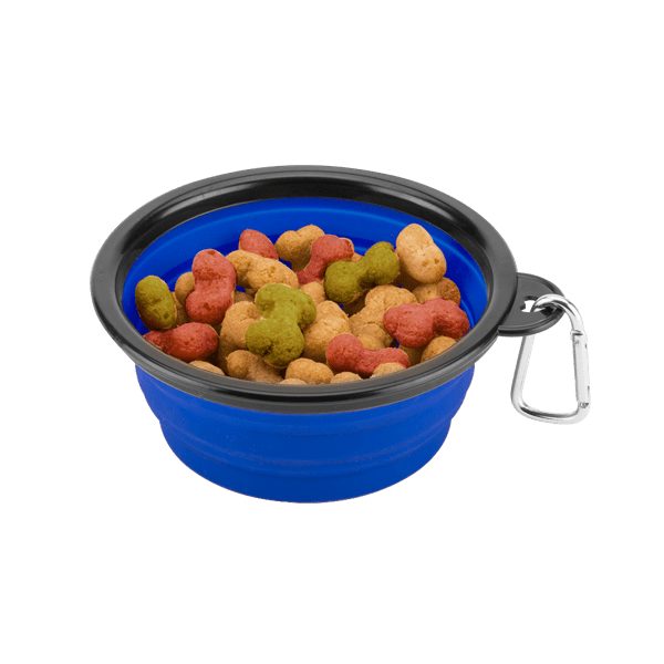 Collapsible Silicone Pet Bowl w/Carabiner 57