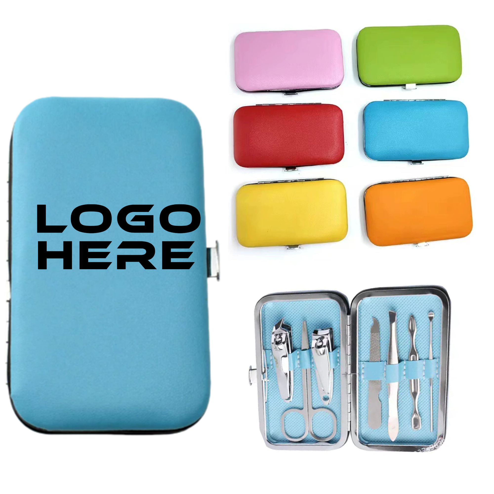 7-Piece Travel Manicure & Nail Clippers Kit 2