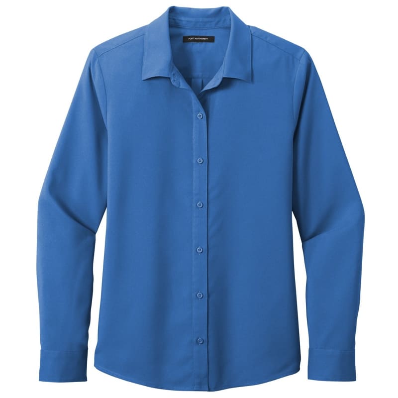 Port Authority Ladies Long Sleeve Performance Staff Shirt 11