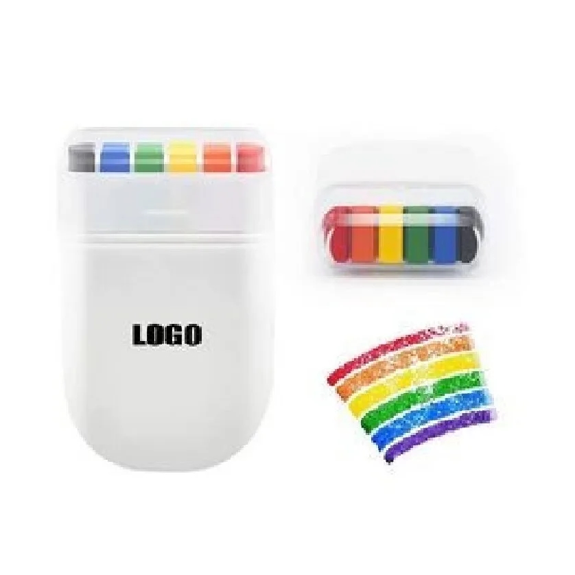 6-Color Face Rainbow Paint Pens 1