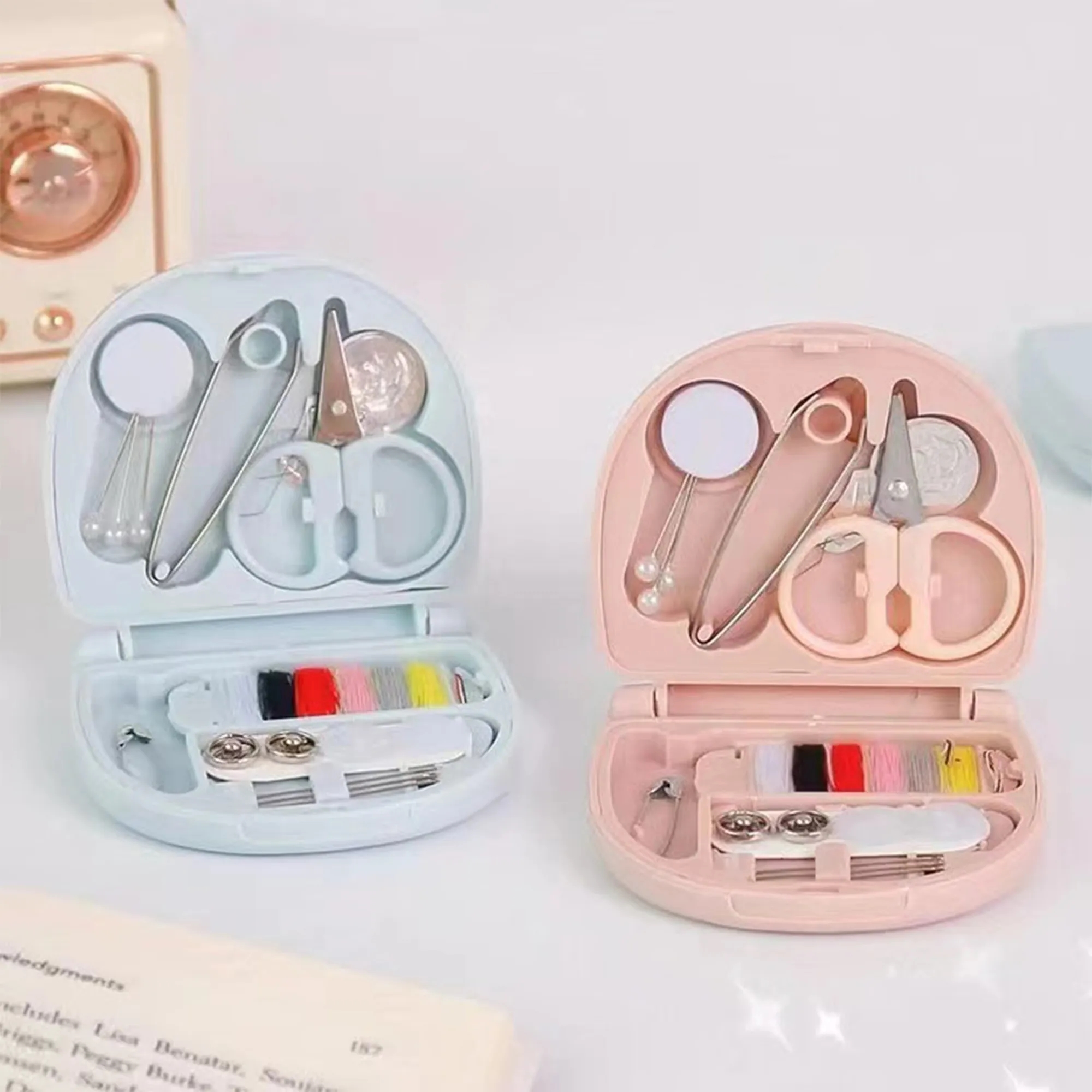 Mini Portable Sewing Box With Customizable Logo 1