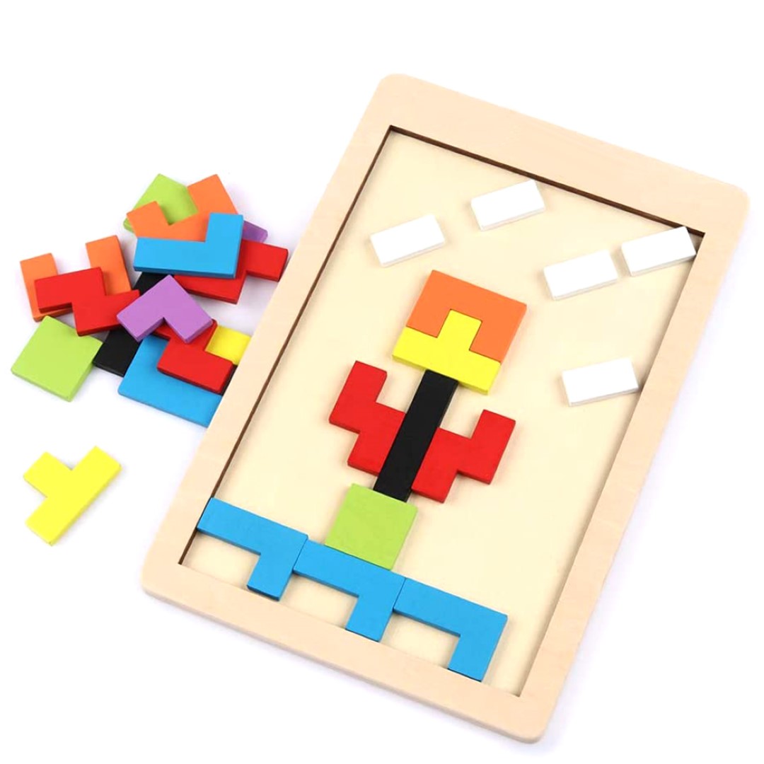 Wooden Russian Blocks Puzzle 4