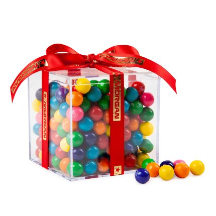 Cube Acrylic Gift Jars - Mini Gumballs 1