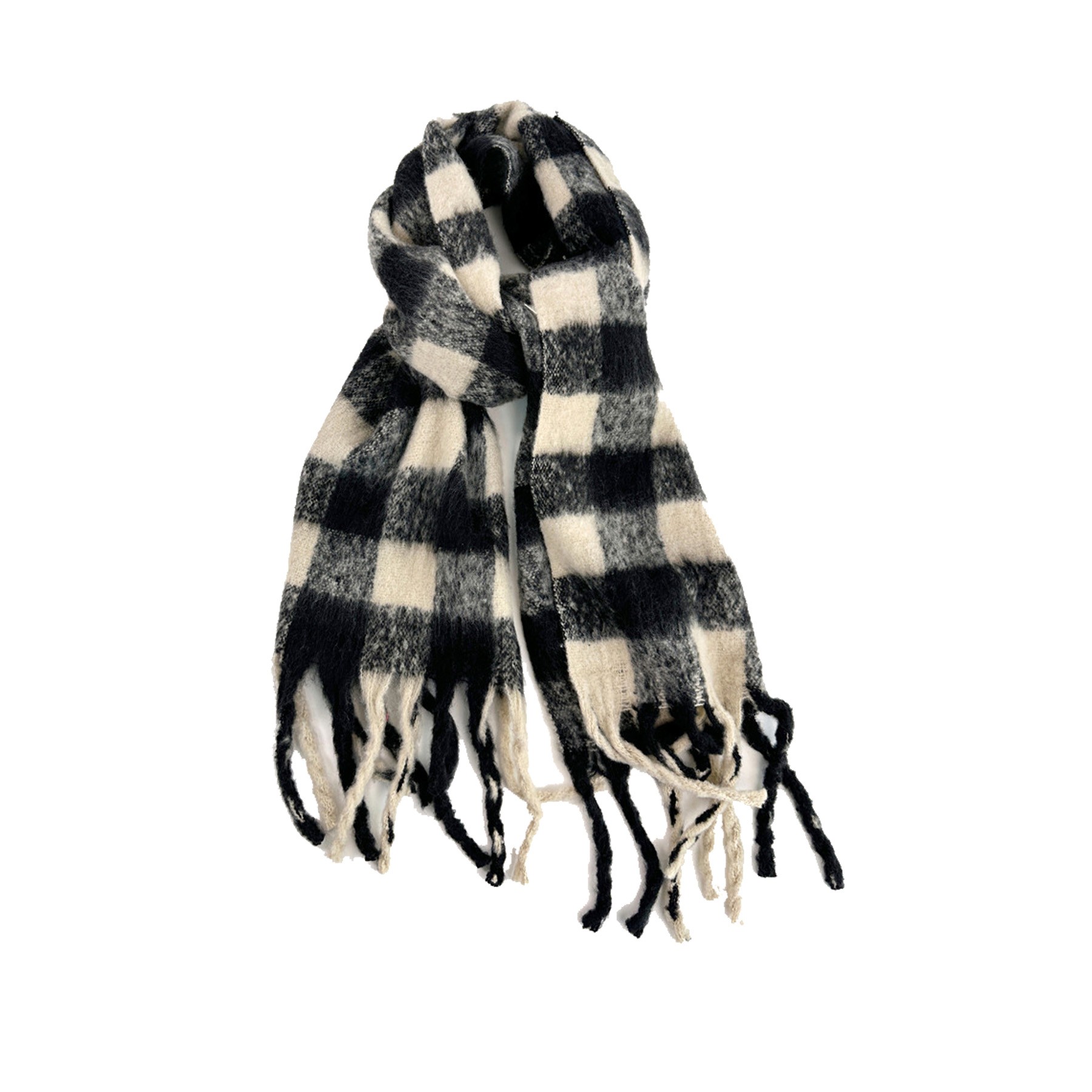 Cashmere Feel Plaid Scarf 5