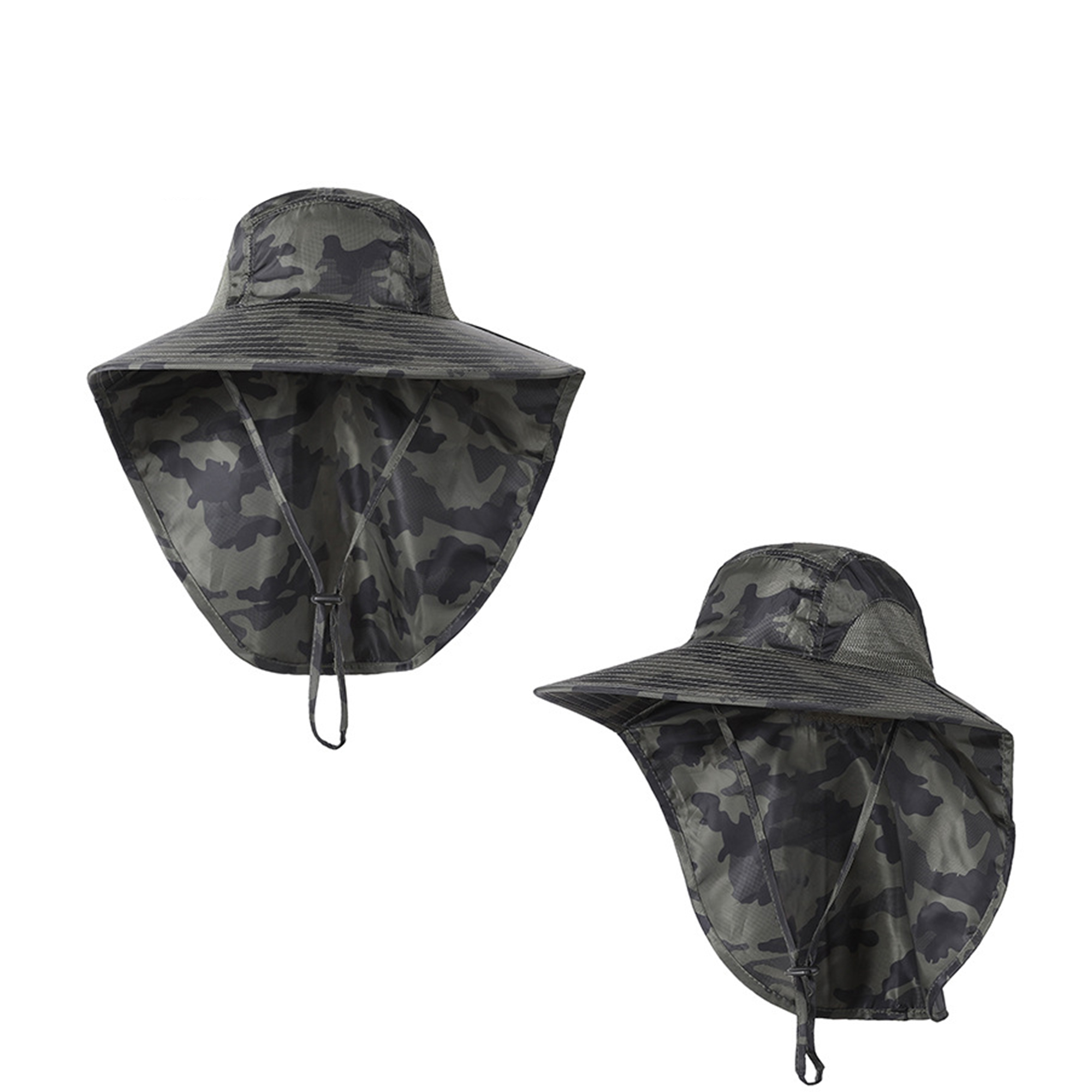 Wide Brim Fishing Hat With UV Protection And Adjustable Chin Strap 18