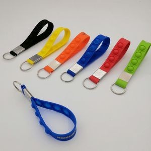 Customizable Push Pop Silicone Keychain 7