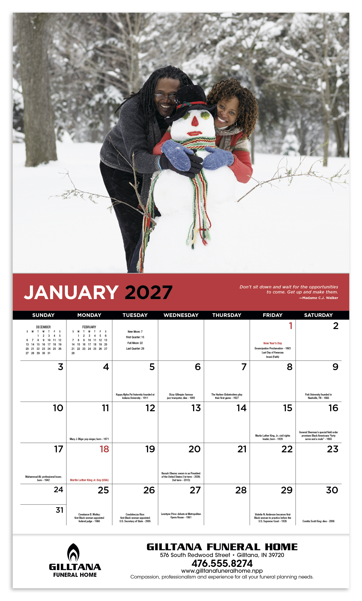 HotLine® Products Everyday Celebrations Appointment Calendar - Stapled 22