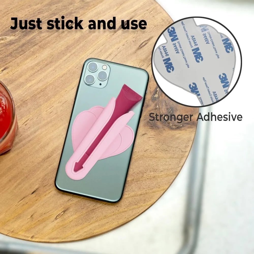 Silicone Mobile Phone Lipstick Holder 3
