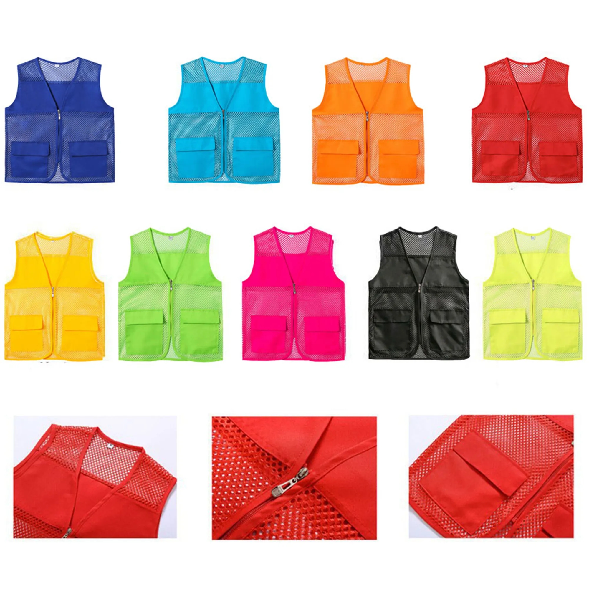 Summer Breathable Fishing Net Vest