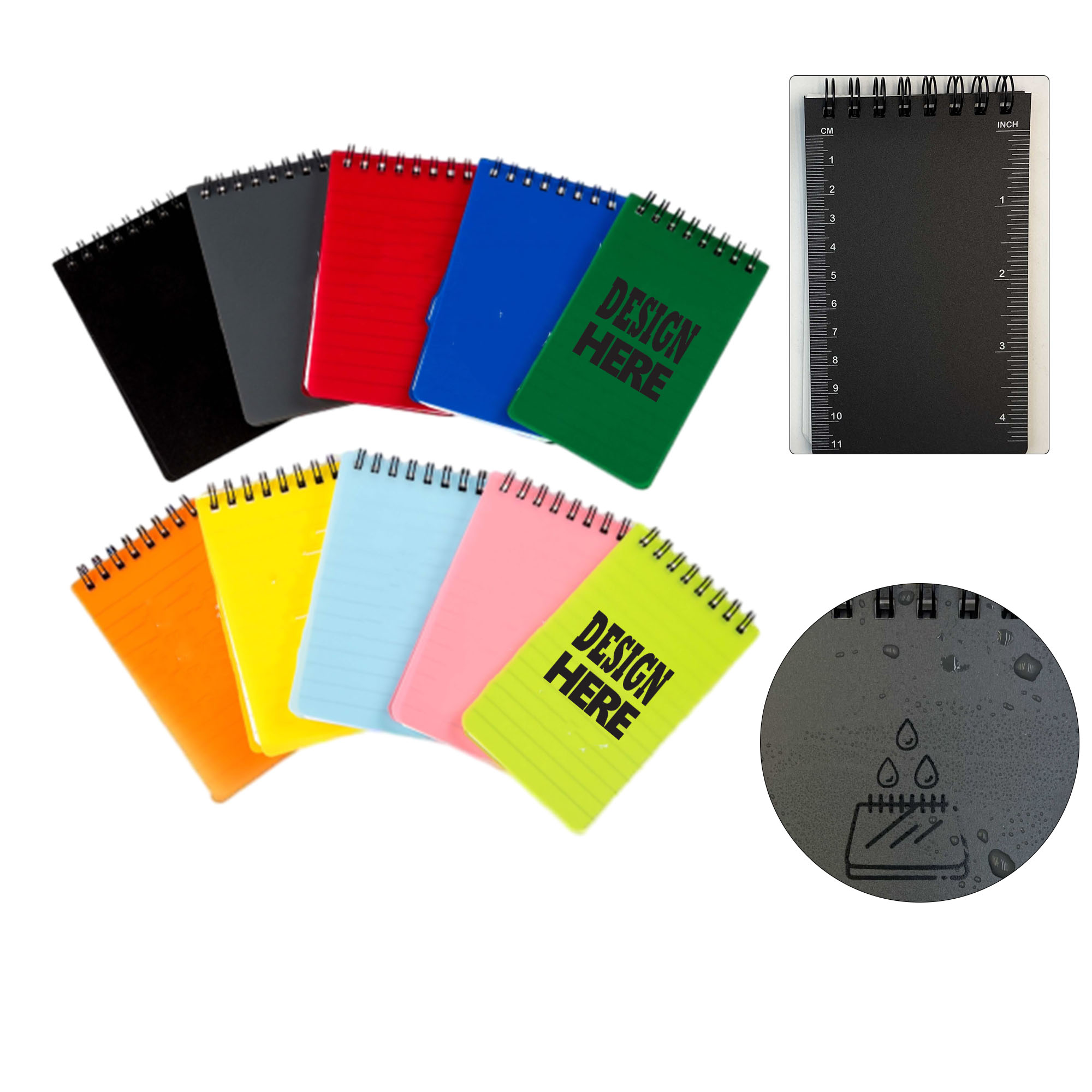 Colorful Customizable Waterproof Paper Coil Notebook 1