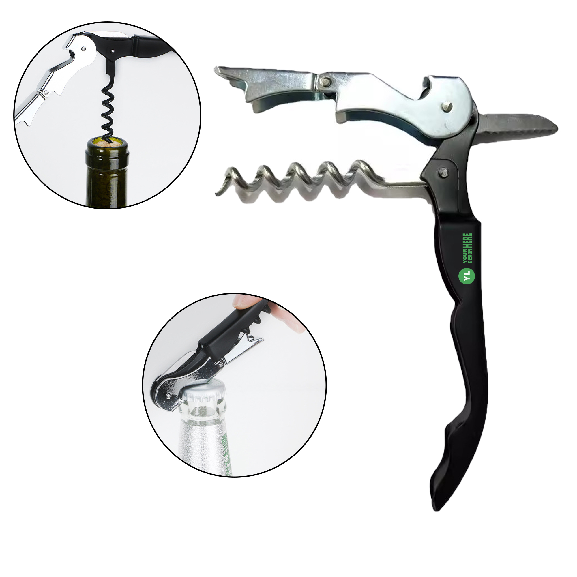 can be translated to Multi-functional Wine Tool Opener 2