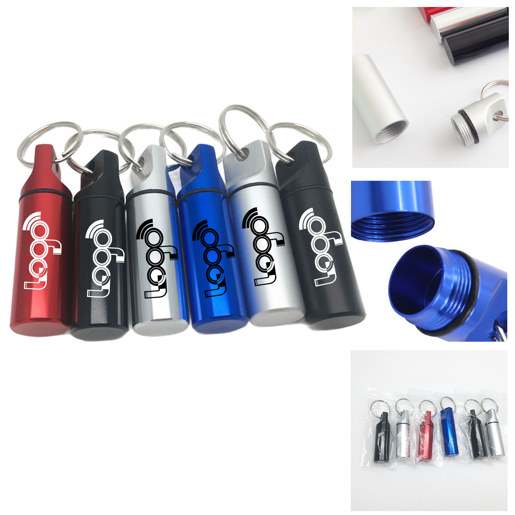 Compact Keychain Storage Capsule 7