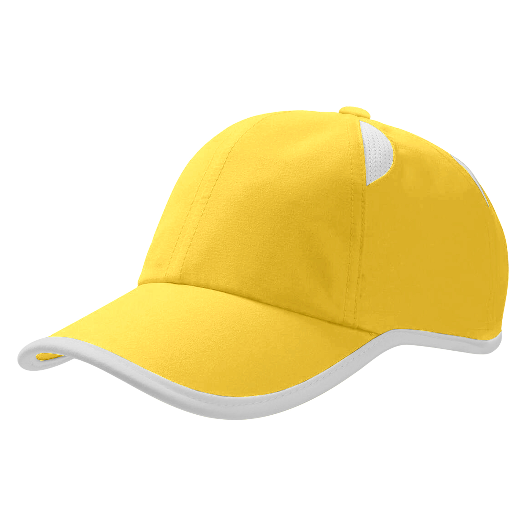 Embroidery Quick Dry Polyester Baseball Cap With Mesh Eyelets 12