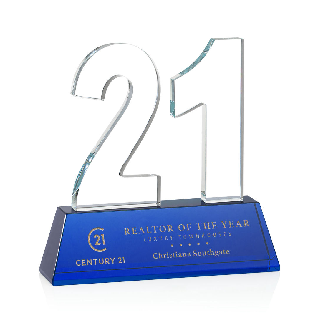 Milestone Optical Award - Blue 2