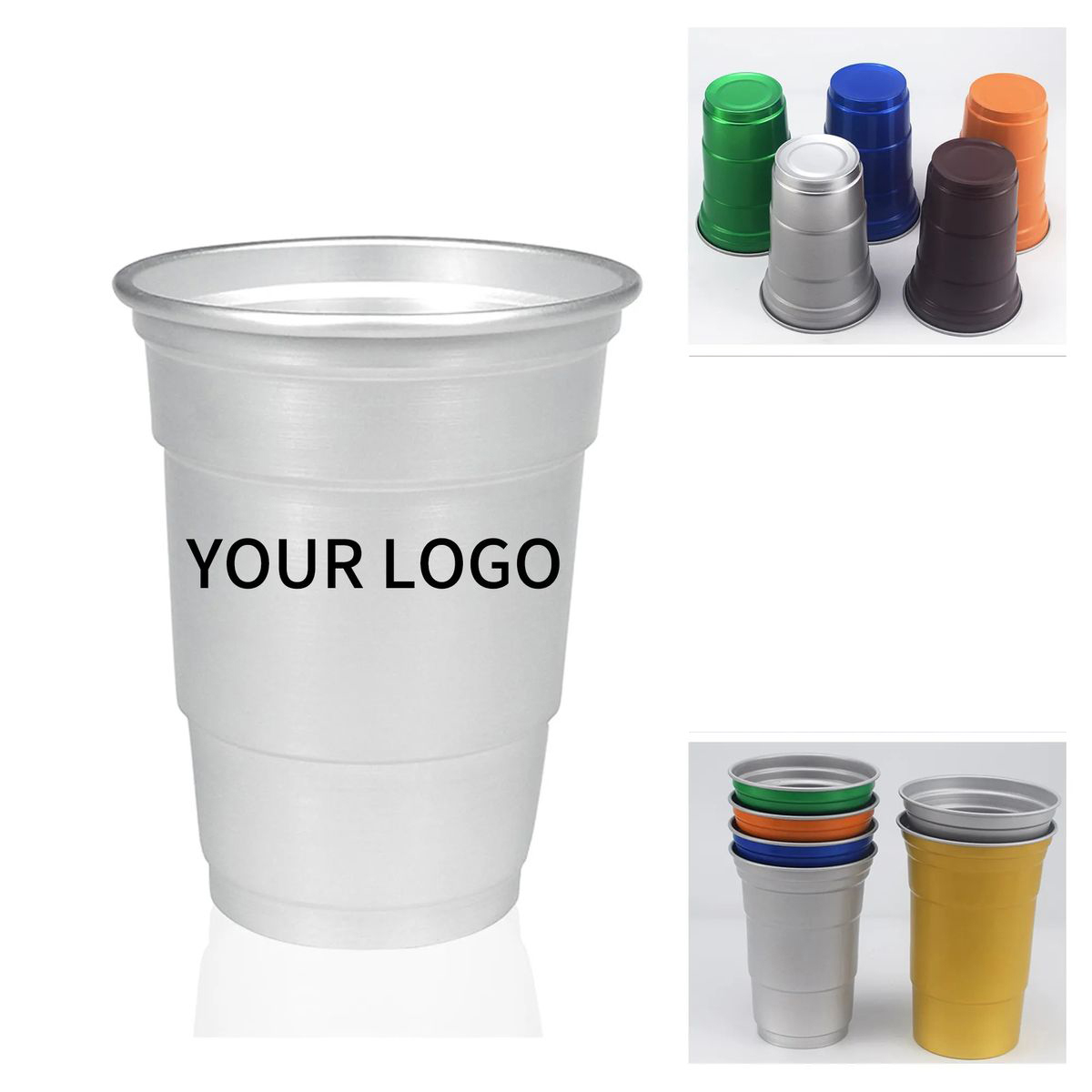 16oz Aluminum Party Cup for Cold Beverages 2