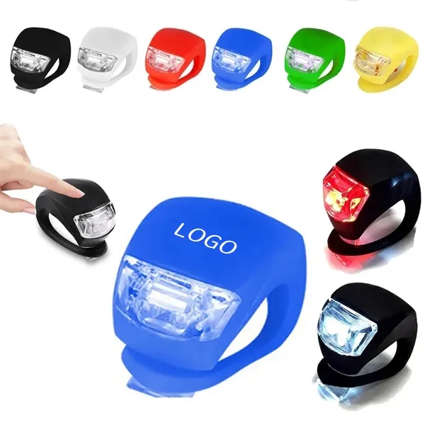 Silicone Bicycle Light with Waterproof LED Safety Lamp 6