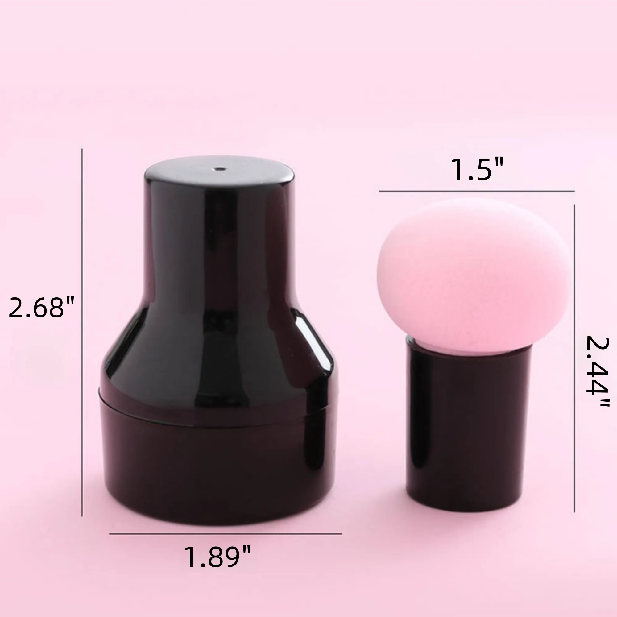Powder Puff Makeup Sponge With Handle 1
