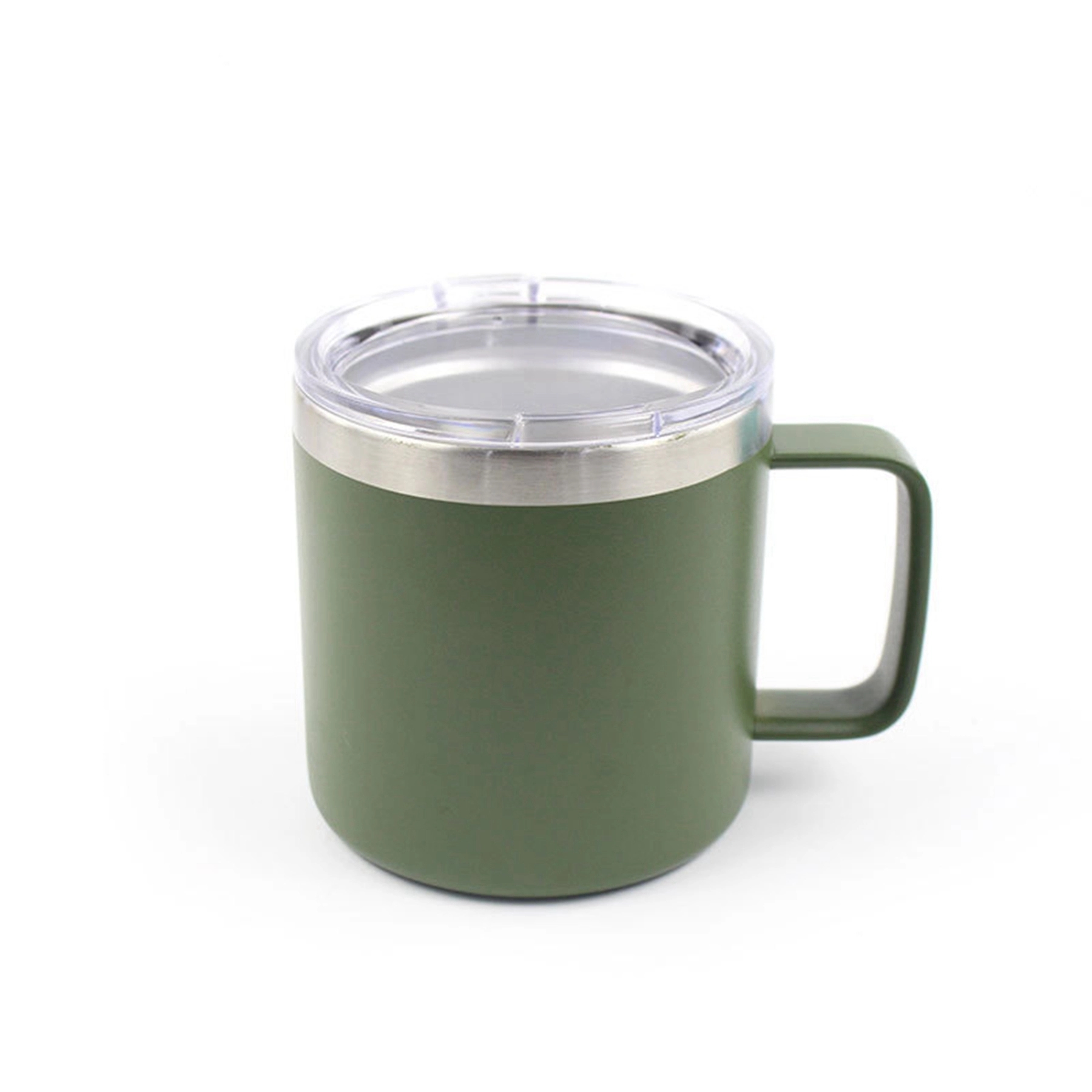 14 oz Stainless Steel Cup with Handle 16