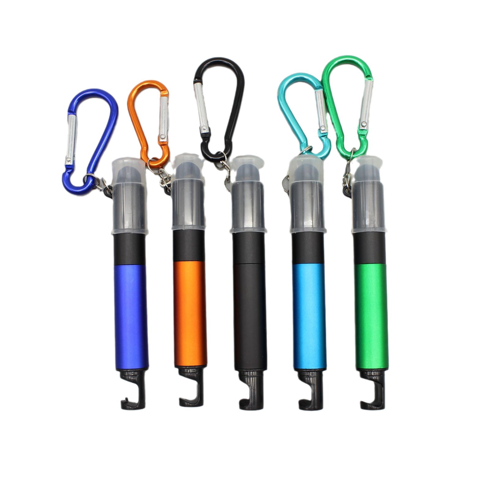 4 in 1 Touch Screen Ballpoint Pen on Keychain 3