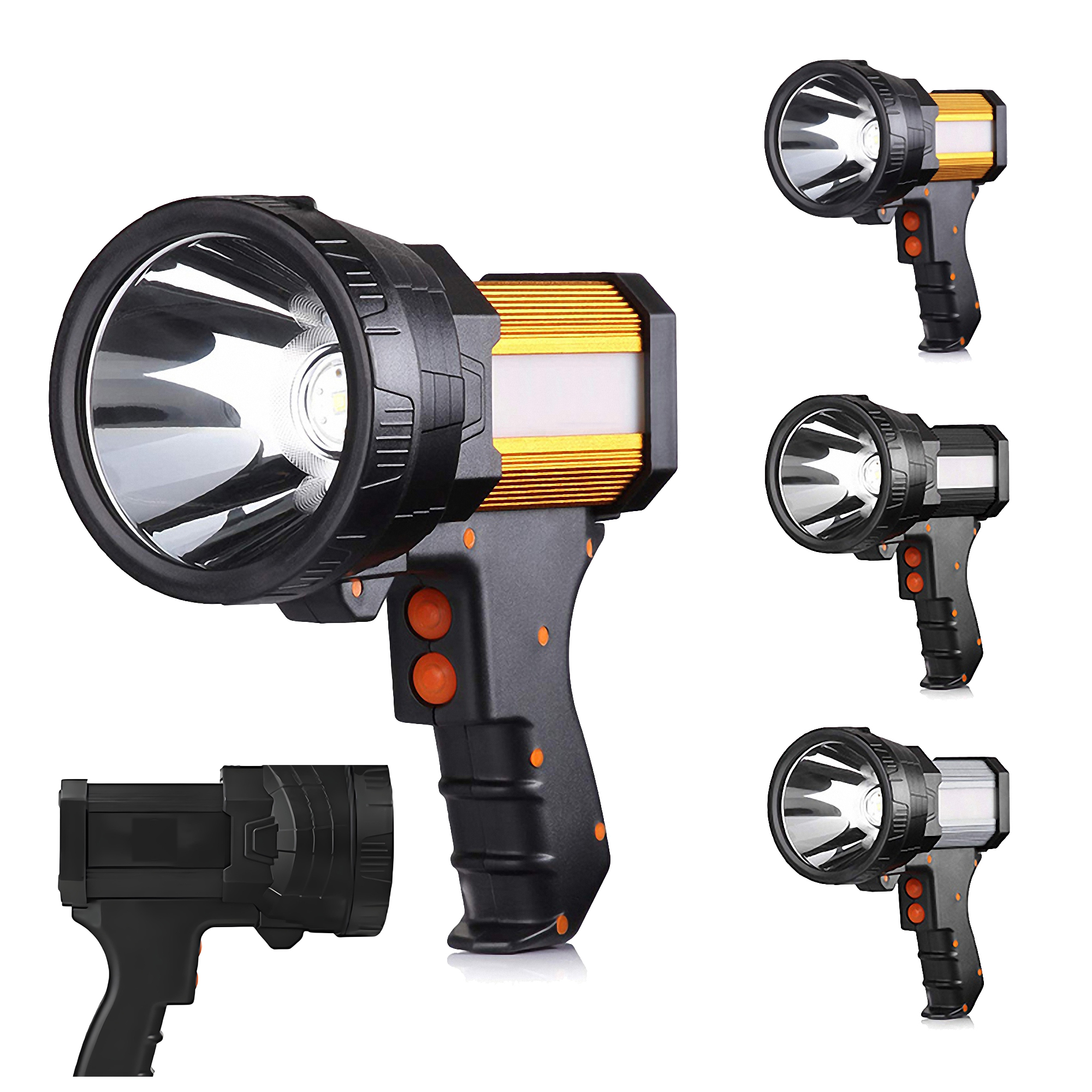 High-Powered Rechargeable Handheld Flashlight 10000 Lumens 2