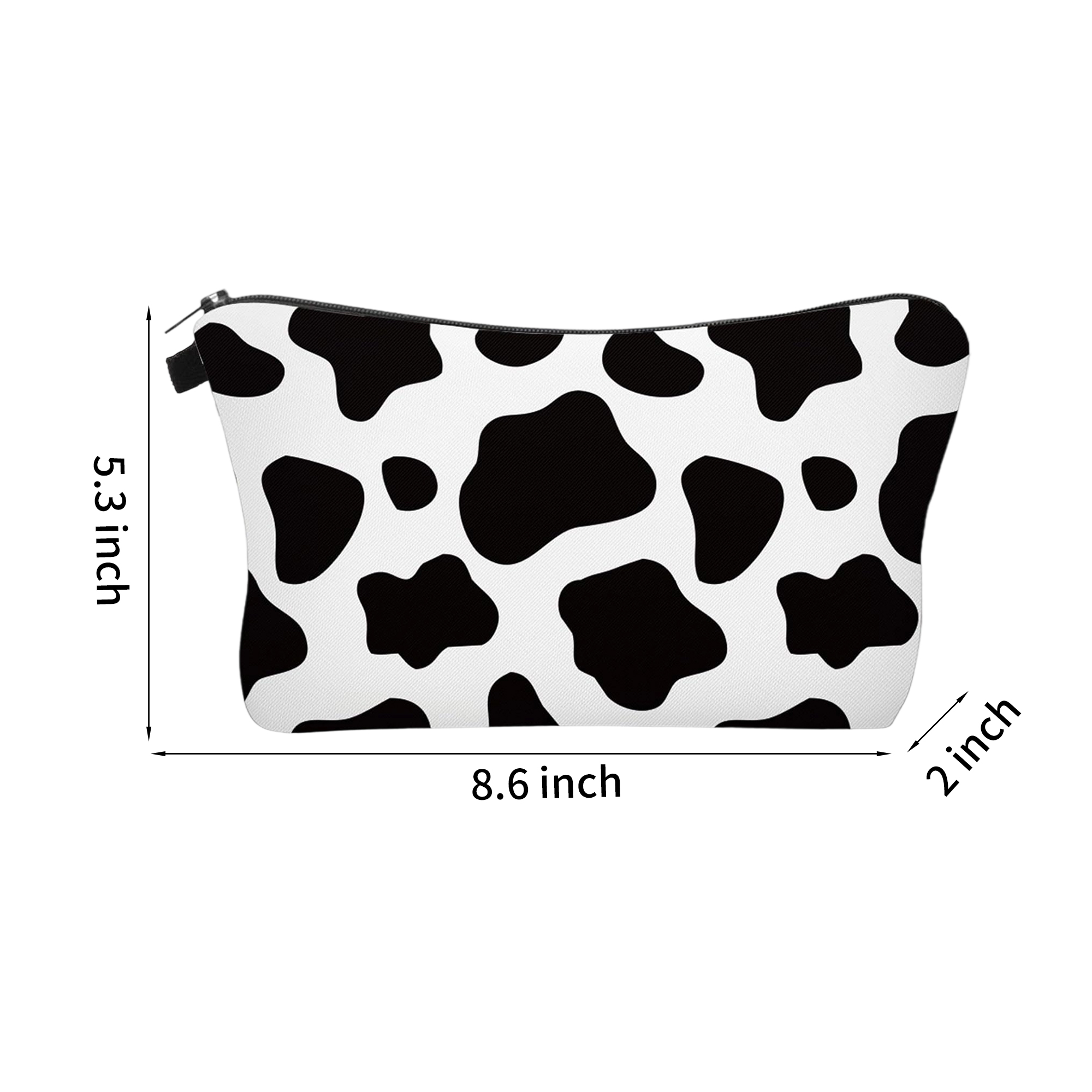 Polyester Zippered Pouch Travel Cosmetic Storage Bag 4