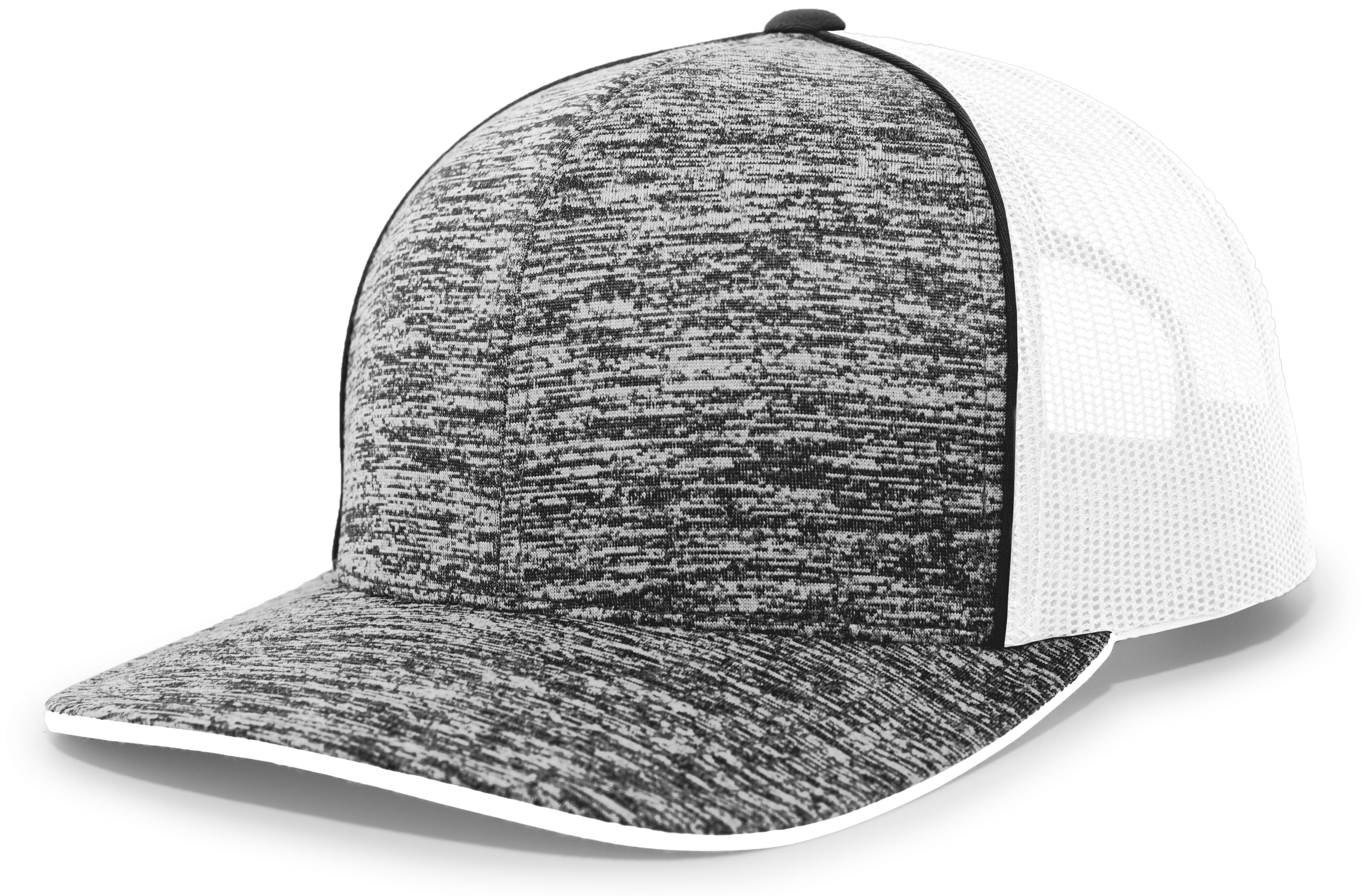 Aggressive Heather Trucker Snapback Cap 6