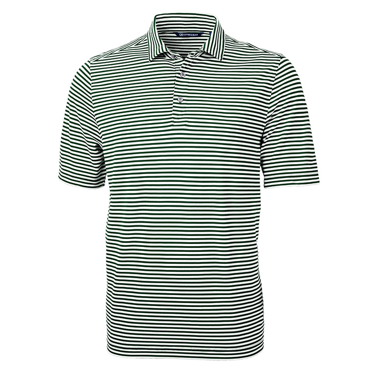 Cutter & Buck Virtue Eco Pique Stripe Recycled Men's Polo 12