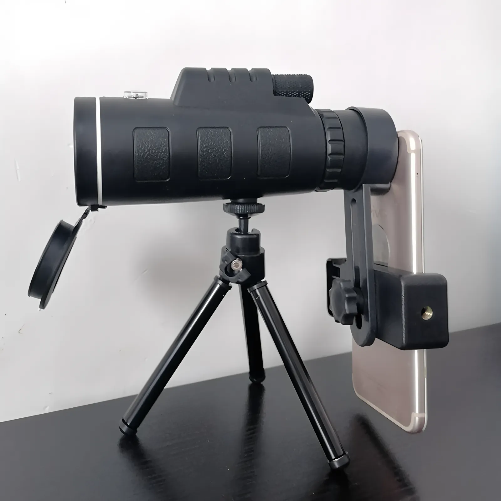 40x60 High Power Monocular Telescope for Hunting Camping with Smartphone Adapter 2