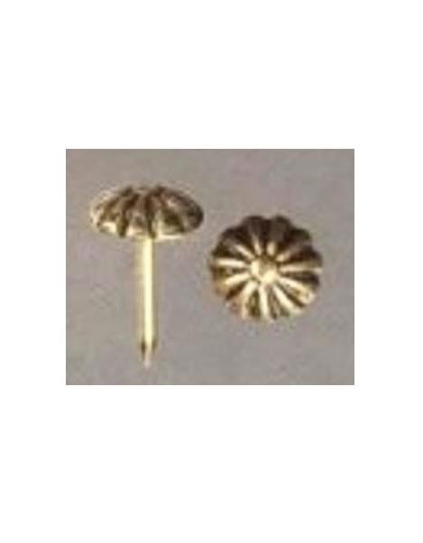 Plaque Nail: 0.375" Gold Plaque Nail 2