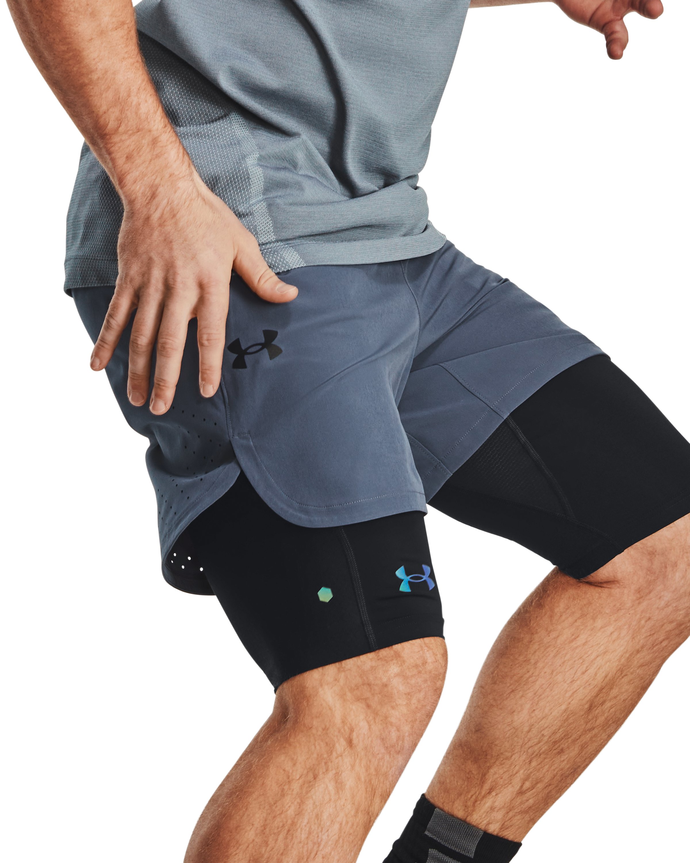 UA RUSH SmartForm Men's Long Shorts 6