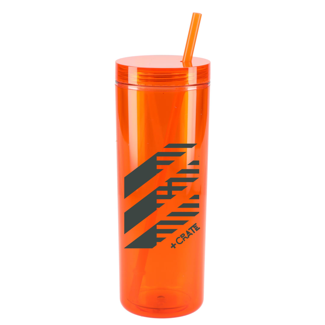 Chroma Recycled Acrylic Straw Tumbler 16oz 116