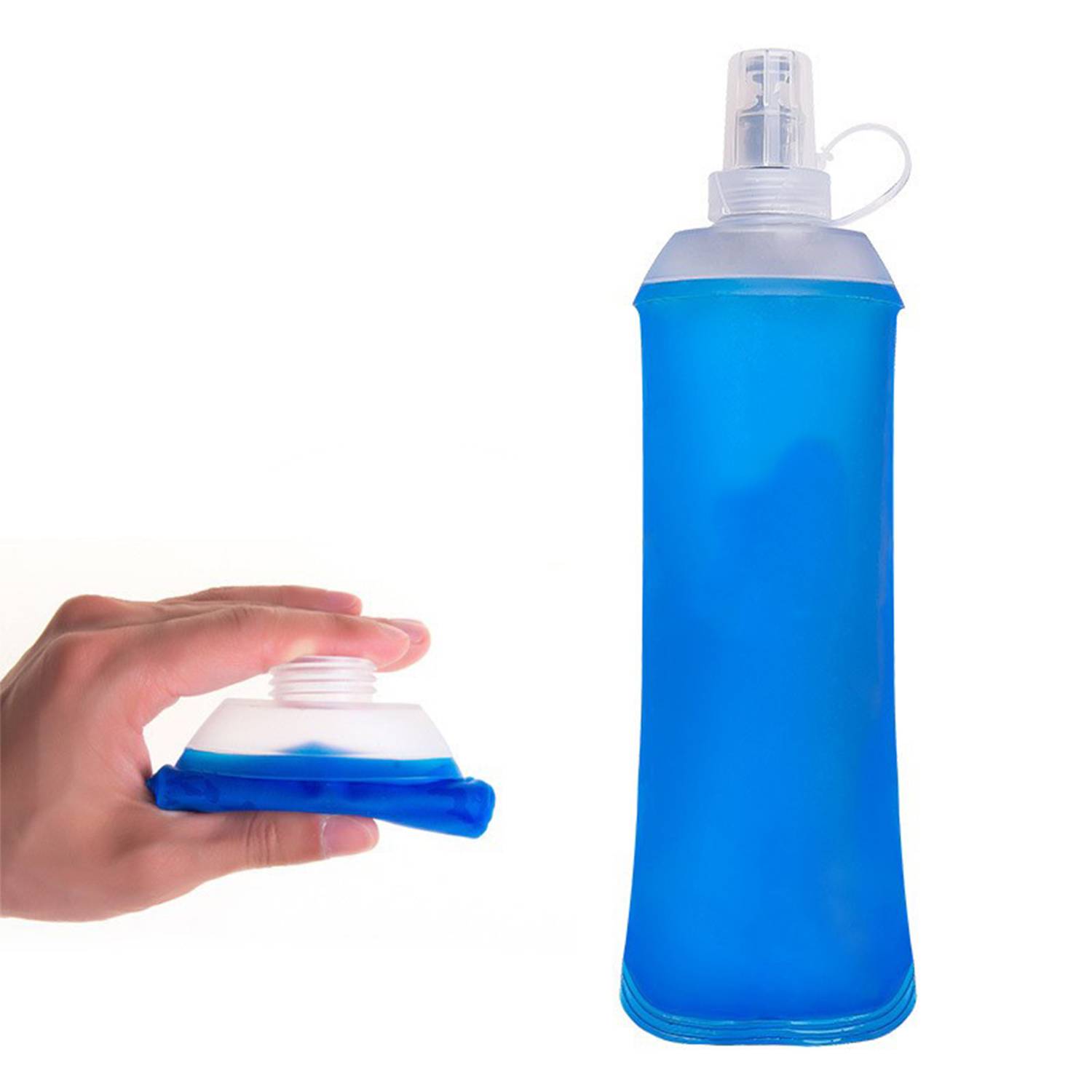 17.5oz Collap portable soft food grade water bottle 3