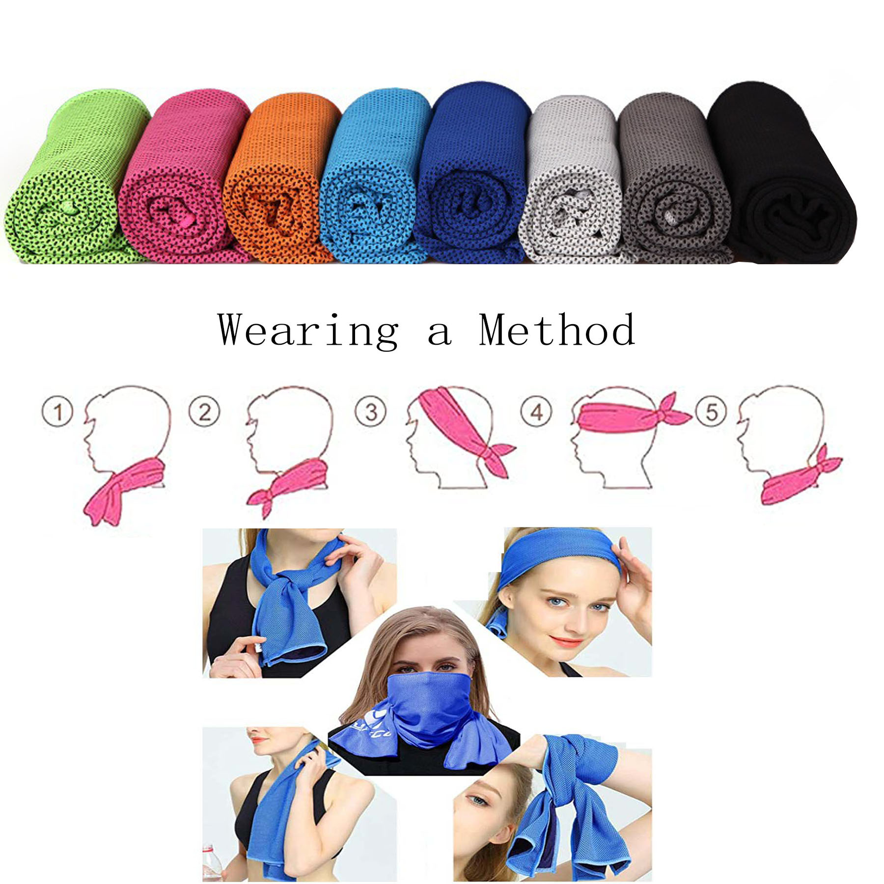 Custom Sport Cooling Towel 2