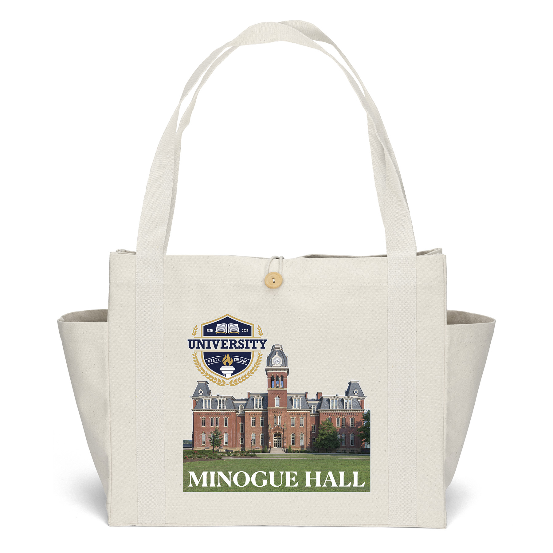 Sandford™- Deluxe Canvas Tote - ColorVista