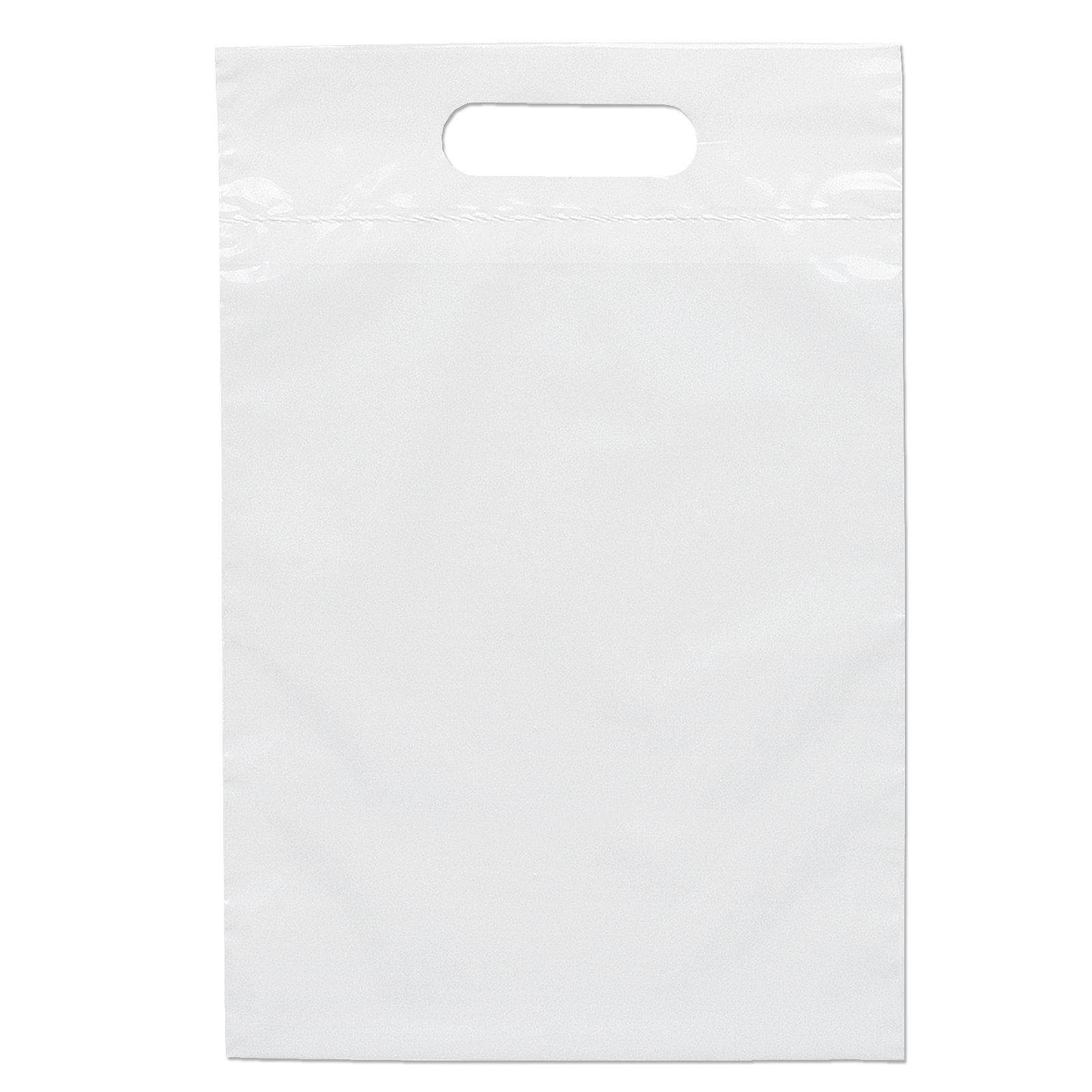 Die Cut Handle Bag - 9 1/2W x 14H - Flexo Ink Print 2