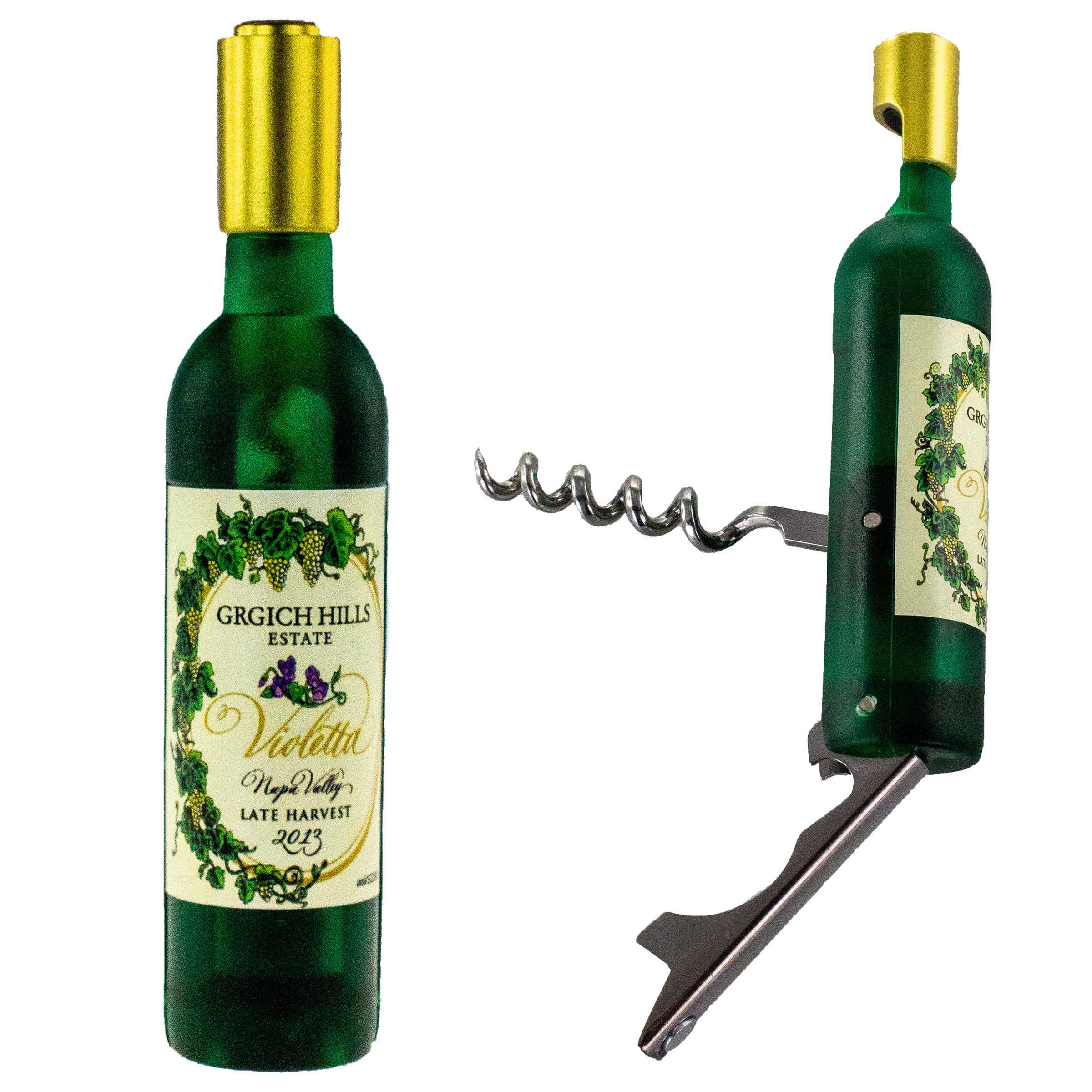 Wine Corkscrew Dual Function Bottle Opener