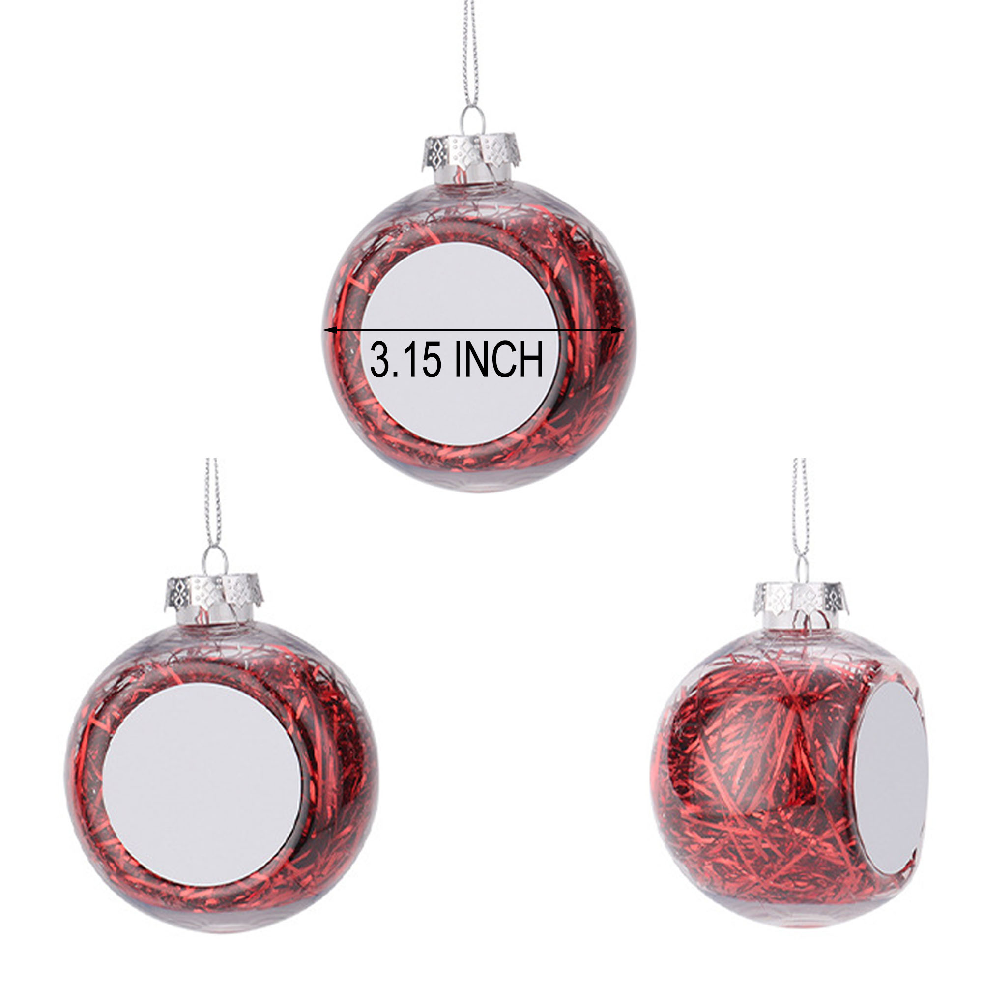 Christmas Ball Ornament With Custom Photo Decoration 3