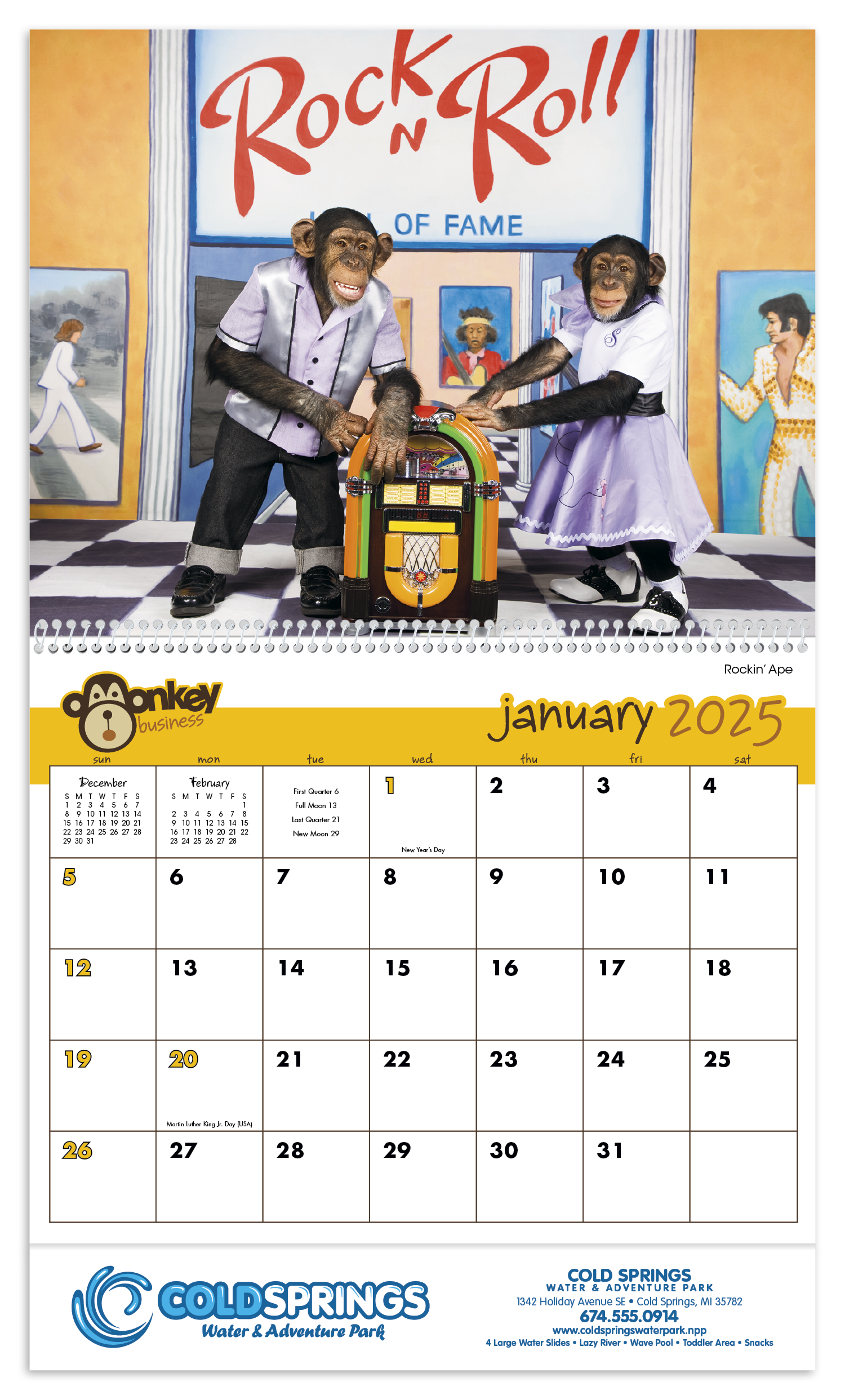 Triumph® Calendars Monkey Business Calendar 26