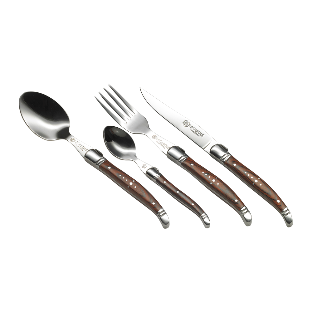 Laguiole California French-Designed Flatware Set (24 Pieces) 4